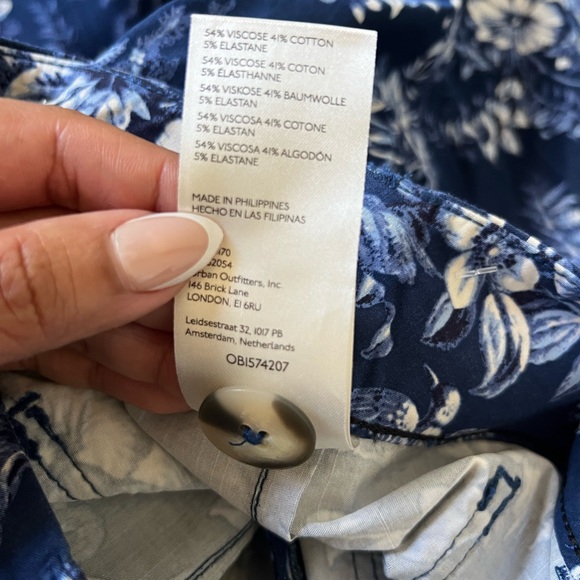 MAEVE Collette Floral Crop Wide Leg Pants - Picture 9 of 12